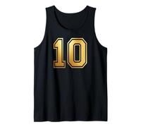 10 Numero Dieci Sport di Squadra Grafica Varsity Matching Canotta