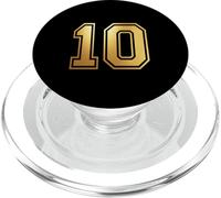 10 Numero dieci Sport di squadra Grafica Varsity Matching PopSockets PopGrip per MagSafe