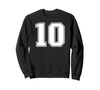 10 Numero Dieci Team Sports Graphic Design Varsity Matching Felpa