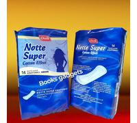 10 Pacchi (140 Assorbenti) Quik Notte Super Anatomici Cotton Effect con Canalini