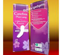 10 pacchi (240 Proteggi Salva Slip) Carefree Plus Long Controllo Odori Salvaslip