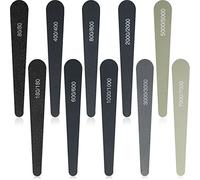 10 Pacchi Bastoncini Abrasivi Lucidanti per Modelli in Plastica con Grane Assortite Bastoncini per Modelli Lucidare Strumenti per Carta Vetrata Legno (Stile Goccia Acqua, Basso Grado Grana)