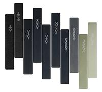 10 Pacchi Bastoncini Abrasivi Lucidanti per Modelli in Plastica con Grane Assortite Bastoncini per Modelli Lucidare Strumenti per Carta Vetrata Legno (Stile Classico, Basso Grado Grana)