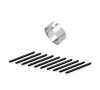 10 Pacco di ricambio Refill penna Pennini Misura standard per Intuos Penne,per Wacom CTL460, CTH460, CTH461, CTH661, CTH-480 CTH-480S (con rimozione anello)