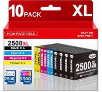 10 Pack 2500XL Cartucce d'inchiostro Compatibili con Canon PGI-2500 XL