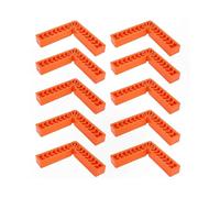 10-Pack 6" Plastic 90 Corner Clamps for Woodworking and Crafting Projects