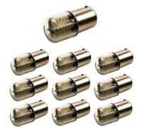 10-Pack HQRP 1210 1156 1141 1056 BA15S 48-SMD Auto Rv Camper Luce LED Lampada