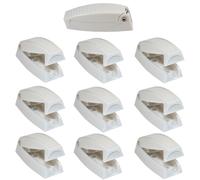 10-Pack HQRP Bagaglio Porta Catch Conservazione Chiavistello Gancio Clip per Rv
