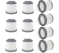 10-Pack HQRP Filtro Lavabile per Black & Decker Perno Mano VAC Aspirapolveri,
