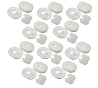 10-Pack HQRP Schiuma & Feltro Kit Filtro Per Shark Razzo Hv UV Vuoto Serie