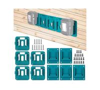 10-Pack Makita 14.4V/18V Li-Ion Battery Wall Mount Storage Rack Holder