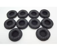 10-Pack Similpelle Orecchio Cuscinetti 45mm Diametro per Jabra GN9300 Serie