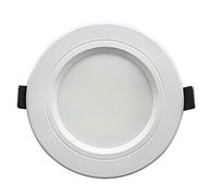 10 Pack White Round LED Ceiling Light Hotel Restaurant Commercial Spotlight 8095Mm Mounting Aperture Downlight for Domestic Lighting Integrated Warm Light 3w,Warm Light-5w