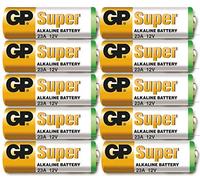 10 Pack x GP Alkaline 23AE 12V by GP Batteries