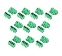 10 paia 15EDGK3.81 KF2EDG passo 3,81 mm vite plug-in morsettiera PCB connettore Pluggable maschio femmina (aghi curvi, 11P)
