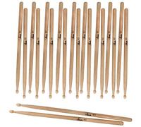 10 Paia Bacchette XDrum 8D Wood Tip (testa in legno a goccia, lunghezza: ca. 405 mm, Hickory)
