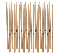 10 Paia Bacchette XDrum SD1 Punta in Legno (testa rotonda in legno, lunghezza: ca. 415 mm, Hickory)