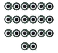 10 paia di applique a forma di orecchie di volpe clip per capelli portachiavi guanti vestiti materiali da cucito toppe accessori per capelli