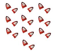 10 paia di applique a forma di orecchie di volpe clip per capelli portachiavi guanti vestiti materiali da cucito toppe accessori per capelli