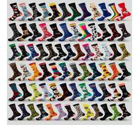 10 paia di calze alla caviglia da uomo in design casuale con stampe di pallacanestro e farfalle, morbide, confortevoli, anti-odore e assorbenti, autunnali 39-42Colore unicoTessuto