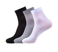10 Paia di Calzini Estivi Uomo Uomo d'Affari Calzini Corti Casual Traspiranti in Nylon Ad Alta Elasticità in Seta Sottile Calzini Freschi Uomo