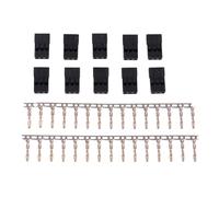 10 paia di connettori per ricevitore Servo per Quadcopter Battery Lock E Pin Set Pin Spina Segnali Ingranaggio Servo Tappo Servo Antiurto