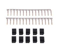 10 paia di connettori per ricevitore Servo per Quadcopter Battery Lock E Pin Set Pin Spina Segnali Ingranaggio Servo Tappo Servo Antiurto