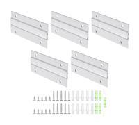 10 paia di ganci per quadri con tacchetto francese, clip a barra Z da 4 pollici