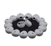 10 paia di gommini di ricambio in silicone per auricolari da 15-16 mm, come iPhone 6/6 Plus, iPhone 5/5S, coperture per cuffie ultra morbide e leggere