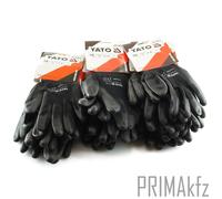 10 Paio Originale YATO Guanti Protettivi Guanti da Lavoro gr.10 Economy Pacco