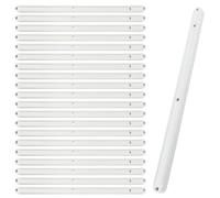 10 paia di guide per cassetto, lunghezza 296 mm, spessore 13 mm, di ricambio in plastica, per cassetti da cucina e credenze, larghi 17 mm e oltre