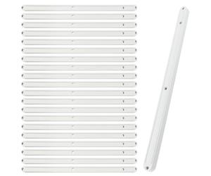 10 paia di guide per cassetto, lunghezza 296 mm, spessore 13 mm, di ricambio in plastica, per cassetti da cucina e credenze, larghi 17 mm e oltre