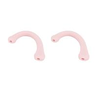 10 paia di protezioni auricolari in morbido silicone con gancio, ideali per proteggere la bocca e le orecchie. (Rosa)