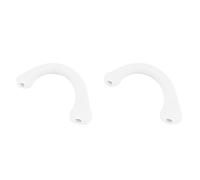 10 paia di protezioni per le orecchie in morbido silicone con gancio per bocca, muffole per le orecchie, comode protezioni per le orecchie (Bianca)