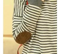 10 paia di toppe in finta pelle scamosciata per gomiti e ginocchia, per riparazione di jeans e pantaloni, eleganti applicazioni per pantaloni e giacche (blu)