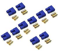 10 Paia EC3 Spina a Banana Pallottola Connettore, Connettori EC3 Connettori Bullet 3,5mm Femmina Maschio per batterie da modellismo RC Lipo