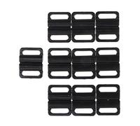 10 Paia Fermagli per Ganci Costumi da Bagno Costumi da Bagno - Nero, 25x19mm