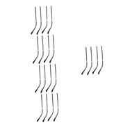 10 Paia Gambe a Spettacolo Estremità Delle Montature Degli Occhiali Aste Di Ricambio Per Occhiali Astina Di Ricambio Per Occhiali Kit Riparazione Occhiali Con Viti Piatto Black Didiseaon