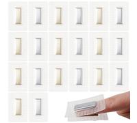 10 Paia Magneti Nascosti Per Cucire Pulsanti, Bottoni Magnetici Cucite In PVC, Magnete Bottoni Invisibili, Magneti Da Cucire, per Abbigliamento, Borse, Tende, Tessuti Sottili (30 x 10 x 2mm)