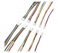 10 paia Mini Micro JST 1.25 connettore passo .25mm 2/3/4/5/6 pin maschio femmina con cavi lunghezza filo 10 cm 15 cm(Lenght 10CM,2Pin)