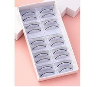 10 paia/set di ciglia finte morbide e naturali per l'allenamento, ciglia finte per principianti per l'insegnamento dell'estensione delle ciglia, strumenti di makeup Fibra chimica