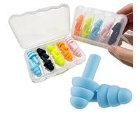 10 paia Tappi Orecchie Per Dormire,Antirumore Forte,Tappi per le Orecchie Antirumore,Bloccano il Russare,attutisce il rumore e il russare,Tappi Orecchie Antirumore Tappi Orecchie Silicone Impermeabile