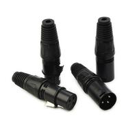 10 Paia XLR/DMX 3Pin Maschio/Femmina MIC Snake Plug-Audio Connettore Cavo Microf