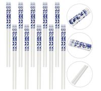 10 Pairs Bacchette Cinesi Lunghe Di Stoviglie Copsticci Per La Casa