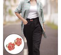 10 Pairs Clip Per Stringere La Vita Stringivita Dei Pantaloni Fibbia Di Metallo