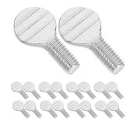 10 Pairs Pomello Della Vite Forcella Grigliata Viti Di Serraggio Filettate