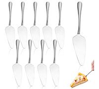 10 Paletta Torta Pala Torta in Acciaio Inox Coltello per Torta Paletta per Torte Spatola per Pizza Taglia Pizza da Torta per Cucine, Ristoranti, Feste,Torte, Pizze, Crostate