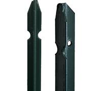 10 PALETTI A 'T' PER RECINZIONI in acciaio plastificato verde