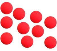10 palline di spugna rossa super morbide per trucchi magici da 4,5 cm/1,7 in palline di spugna appaiono/svaniscono accessori magici per maghi da vicino illusioni di strada illusioni espedienti