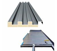 10 pannelli per coperture metalliche,pannelli isolanti per soffitti in alluminio ad alta resistenza,capacità di carico 300 kg,garage,capannoni,gazebo,magazzini,pollai,patio(L0.8m/2.6ft)